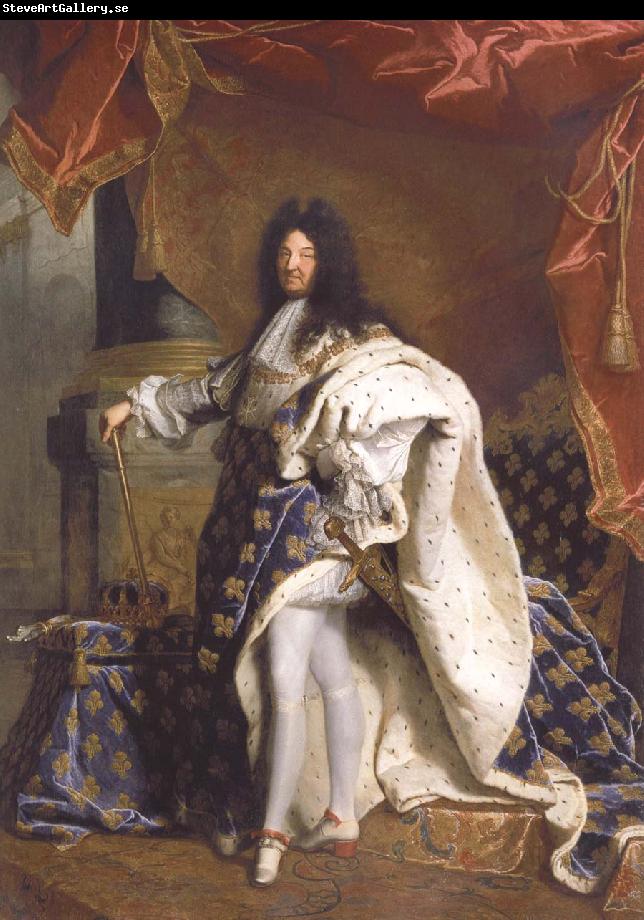 Hyacinthe Rigaud Portrait of Louis XIV